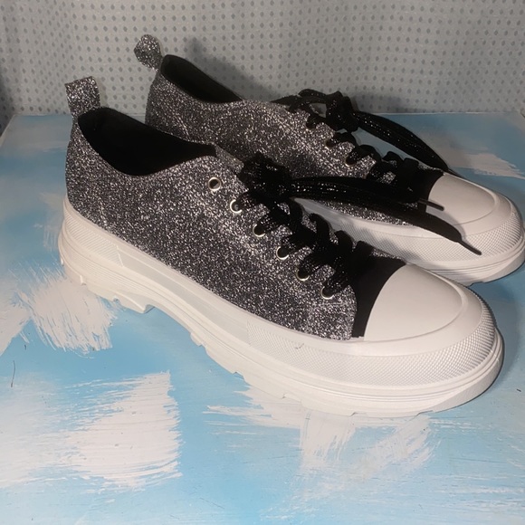 True Religion Janis Chunky Glitter Sneakers - Picture 3 of 6